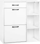 Woltu Schuhschrank (1-St) Schuhkipper mit 2 Klappfächern, Platzsparend Bild 2
