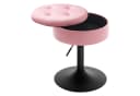 Woltu Drehhocker Rosa höhenverstellbar mit Stauraum Bild 2