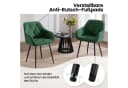 Woltu 4-Fußstuhl (Set, 4 St) Ergonomischer Esszimmerstuhl aus Samt Bild 4