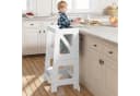Woltu Tritthocker Montessori Lernturm 3 in 1 Kindertafel mit Rausfallschutz faltbar Bild 1