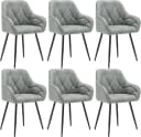 Woltu 4-Fußstuhl (Set, 6 St) Esszimmerstühle Ergonomisch Kunstleder Bild 2