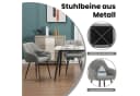 Woltu 4-Fußstuhl (Set, 6 St) Esszimmerstühle Ergonomisch Kunstleder Bild 5