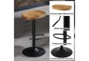 Woltu Barhocker 2er Set Höhenverstellbar Massivholz Metall Bild 5