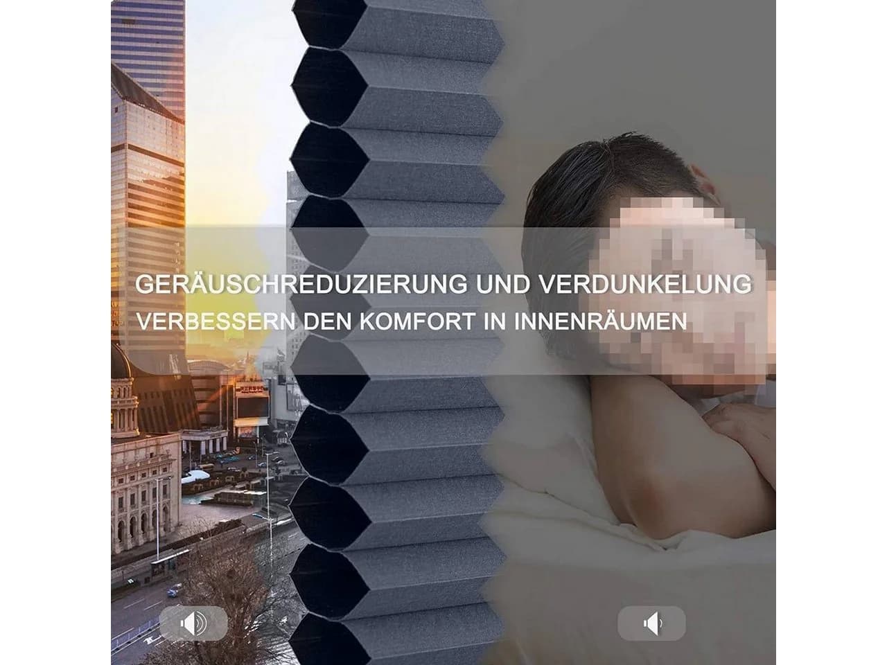 Woltu Plissee Verdunkelnd Verspannt Klemmfix Wabenplissee Ohne Bohren - Bild 3