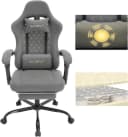 Woltu Gaming-Stuhl mit Massagefunktion, Ergonomisch, 150 kg, Tech-Stoff Bild 2