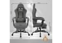 Woltu Gaming-Stuhl mit Massagefunktion, Ergonomisch, 150 kg, Tech-Stoff Bild 3