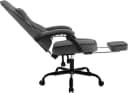 Woltu Gaming-Stuhl Grau/Schwarz Ergonomisch mit Fußstütze Bild 5