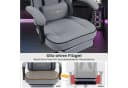 Woltu Gaming-Stuhl mit Kopfkissen, Lendenkissen und Fußstütze, ergonomisch, Netzstoff Bild 5