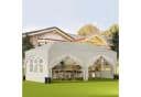 Woltu Faltpavillon 3x6m wasserfest UV-Schutz Stahlrahmen Beige Bild 1