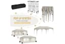Woltu Faltpavillon 3x6m wasserfest UV-Schutz Stahlrahmen Beige Bild 5