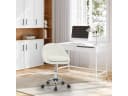 Woltu Bürostuhl Beige Ergonomisch Höhenverstellbar Samt Bild 4