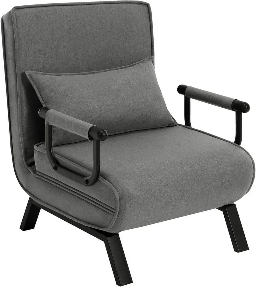 Woltu Schlafsofa 3-in-1 mit Bettfunktion Grau - Bild 2