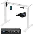 Woltu Elektrisches Tischgestell Höhenverstellbar Weiß 4 Memory USB Bild 2