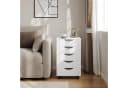 Woltu Rollcontainer, mobiler Aktenschrank mit 5 Schubladen, 40x66,5x40 cm Bild 1