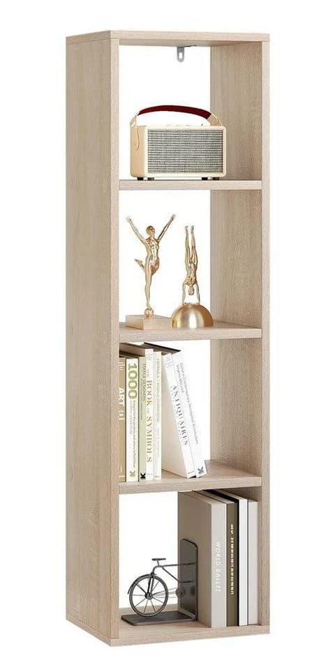 Woltu Bücherregal, 1-tlg., offenes Regal für Wohnzimmer, Arbeitszimmer, Kinderzimmer, Büro - Bild 2
