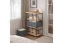 Woltu Aufbewahrungsbox 5er Set Grau Faltbar mit Griffen Bild 4