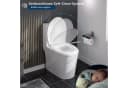 Woltu WC-Sitz WS2615 Weiß mit Absenkautomatik Duroplast Bild 4