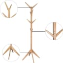 Woltu Kleiderständer aus Massivholz mit 8 Haken und 180cm Höhe Bild 4