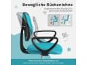 Klihome Kinderdrehstuhl Ergonomisch Höhenverstellbar Netzstoff Bild 5