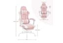 Woltu Gaming-Stuhl mit Massagefunktion, Ergonomisch, 150 kg, Netzstoff Bild 3