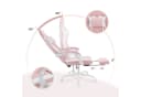 Woltu Gaming-Stuhl mit Massagefunktion, Ergonomisch, 150 kg, Netzstoff Bild 5