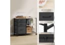 Woltu Aktenschrank mit Schubladen und Ladestation Helle Eiche Bild 5