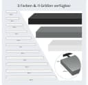 Woltu Wandregal 1-tlg. Hochglänzend Wandboard Schweberegal CD DVD Regal Bild 3