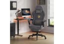 Woltu Gaming-Stuhl Ergonomisch mit Fußstütze und Verstellbarer Rückenlehne Grau Bild 2