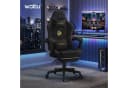 Woltu Gaming-Stuhl Ergonomisch Verstellbar Wildleder Schwarz Bild 1