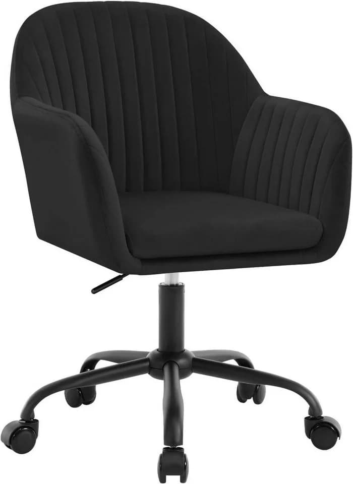 Woltu Schreibtischstuhl Homeoffice Stuhl mit Rollen höhenverstellbar - Bild 2