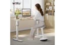 Woltu Ergonomischer Bürohocker Grau Höhenverstellbar Netzstoff Bild 1