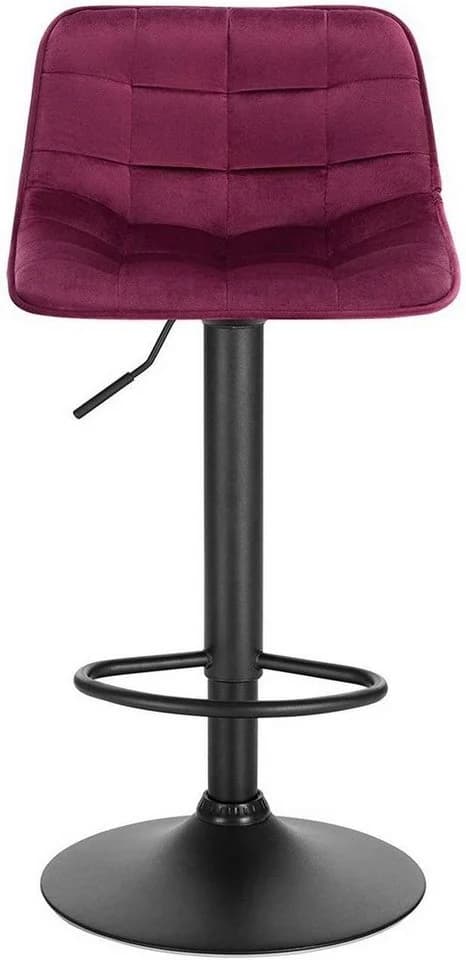 Woltu Barhocker 2 St. höhenverstellbar & 360° drehbar Samt und Metall - Bild 4