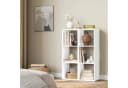 Woltu Bücherregal Weiß 6 Würfel Regal für Wohnzimmer Büro Bild 1