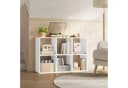 Woltu Bücherregal Weiß 6 Würfel Regal für Wohnzimmer Büro Bild 4
