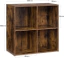 Woltu Bücherregal 4 Fächer Raumteiler Bild 3