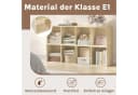 Woltu Bücherregal Weiß MDF 4 Fächer Modern Bild 4