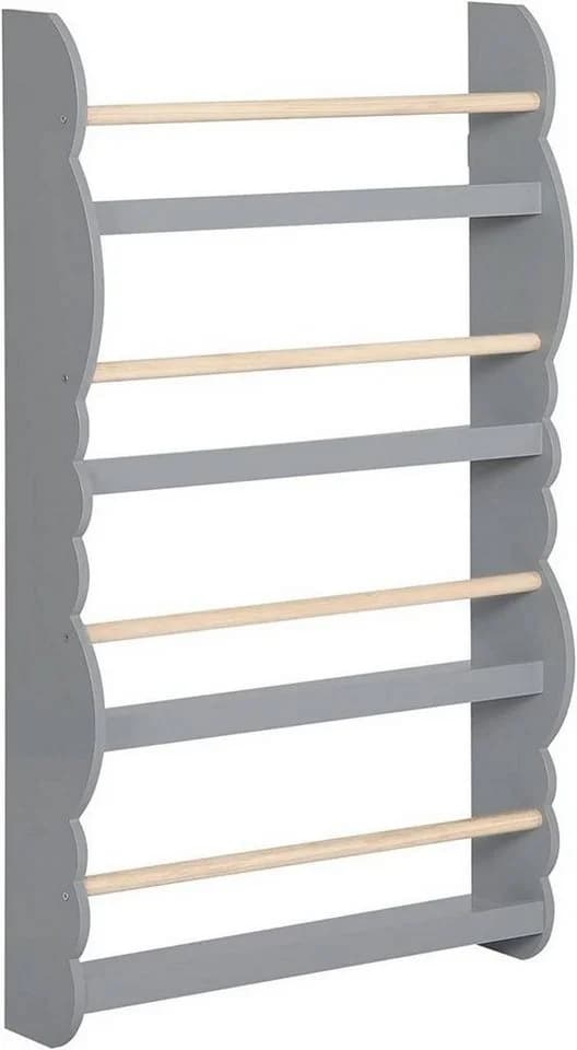 WOLTU Kinder Bücherregal Grün MDF Kiefernholz - Bild 2