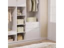 Woltu Aufbewahrungsbox 3er Set Beige Stoff mit Griffen Faltbar Bild 1