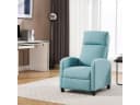 Woltu Relaxsessel Lesesessel Loungesessel Kunstleder Blau Bild 4