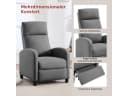 Woltu Relaxsessel Lesesessel Loungesessel mit Liegefunktion Bild 5