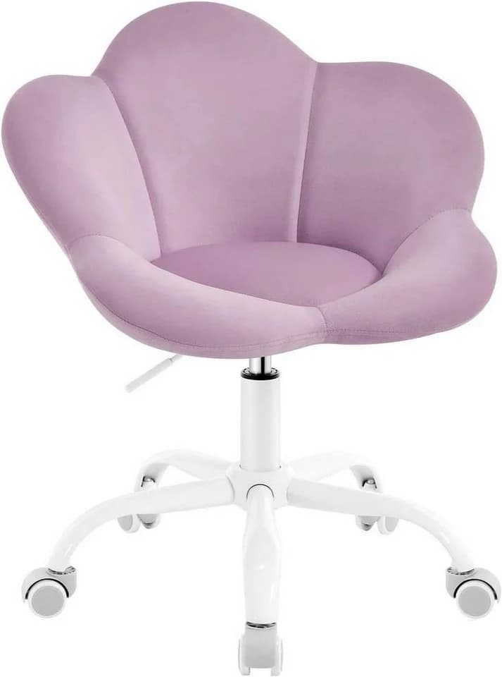 Woltu Schreibtischstuhl Ergonomisch Höhenverstellbar Samt - Bild 2