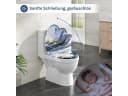 Woltu WC-Sitz O-Form mit Soft-Close und Quick Release Leuchtturm-Muster Bild 5