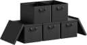 Woltu Aufbewahrungsbox 5 St. Set faltbar mit Deckel und Griffen Bild 2