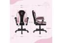 Woltu Gaming-Stuhl Kinder Rosa Ergonomisch mit Doppelten Radsätzen Bild 3