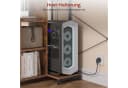 Woltu Schreibtisch Eckschreibtisch L-Form Gaming Tisch mit Regal umkehrbar 120x80 cm Bild 5