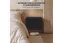 Woltu Nachttisch 2-St. Schwarz Wandregal Schlafzimmer Wohnzimmer Bild 4