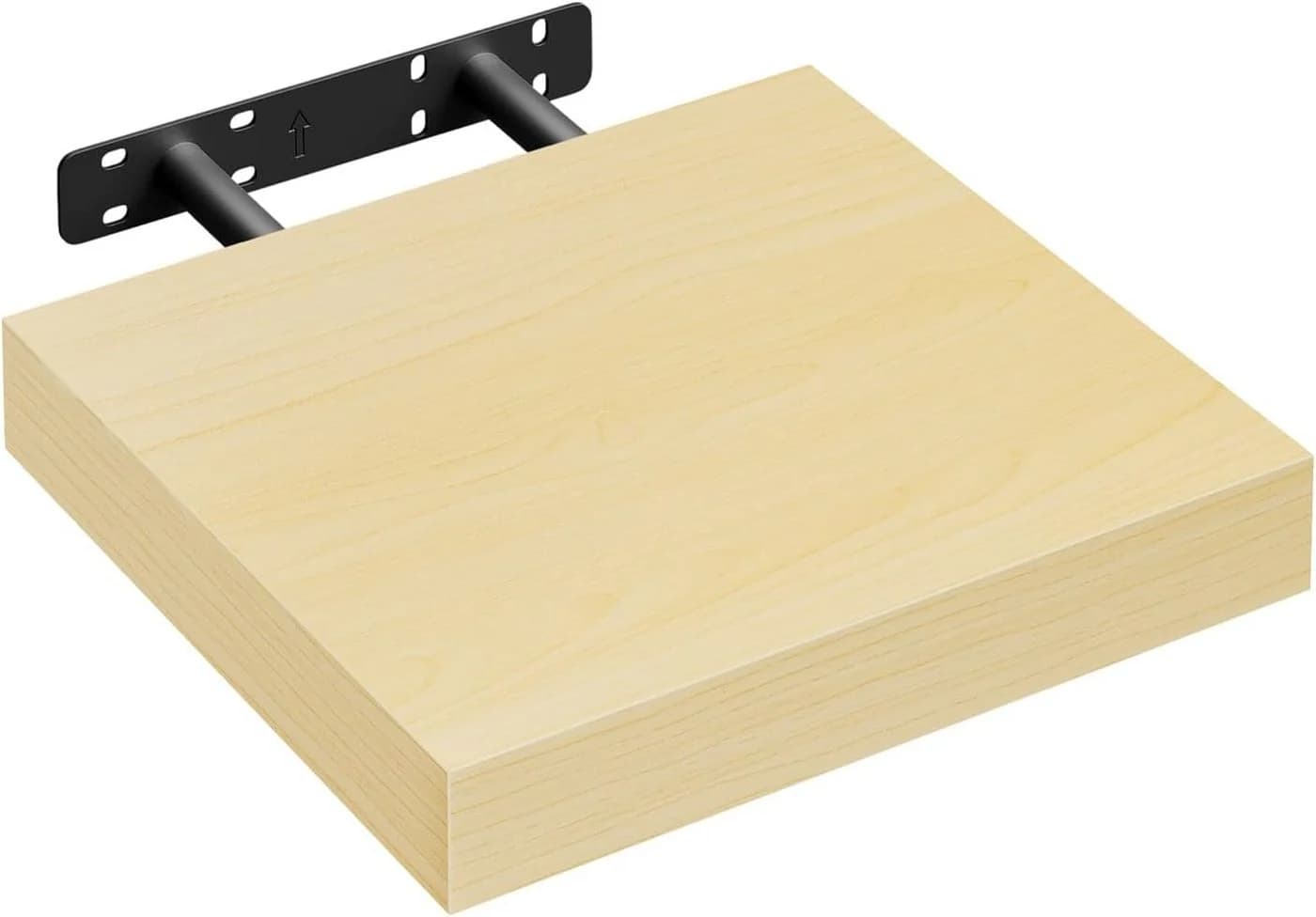 Woltu Wandregal Holz PVC Gelb Eiche Modern - Bild 2