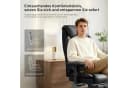 Woltu Bürostuhl Chefsessel Schwarz/Braun Ergonomisch Kunstleder Bild 4