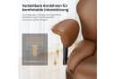 Woltu Bürostuhl Chefsessel Ergonomisch Schwarz/Braun Kunstleder Bild 5