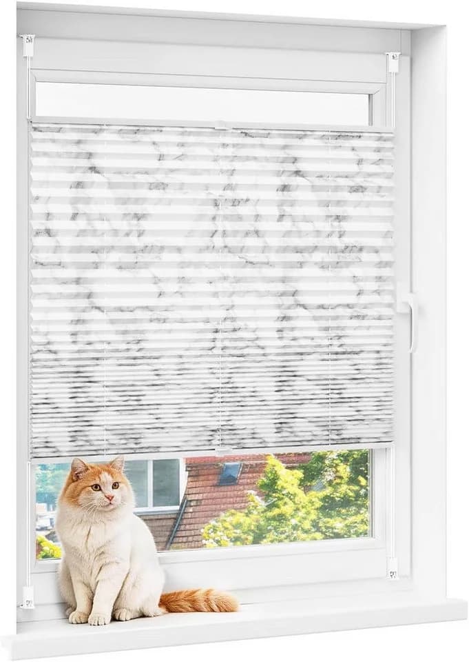 Woltu Plissee Klemmfix Halbtransparent Sichtschutz - Bild 2